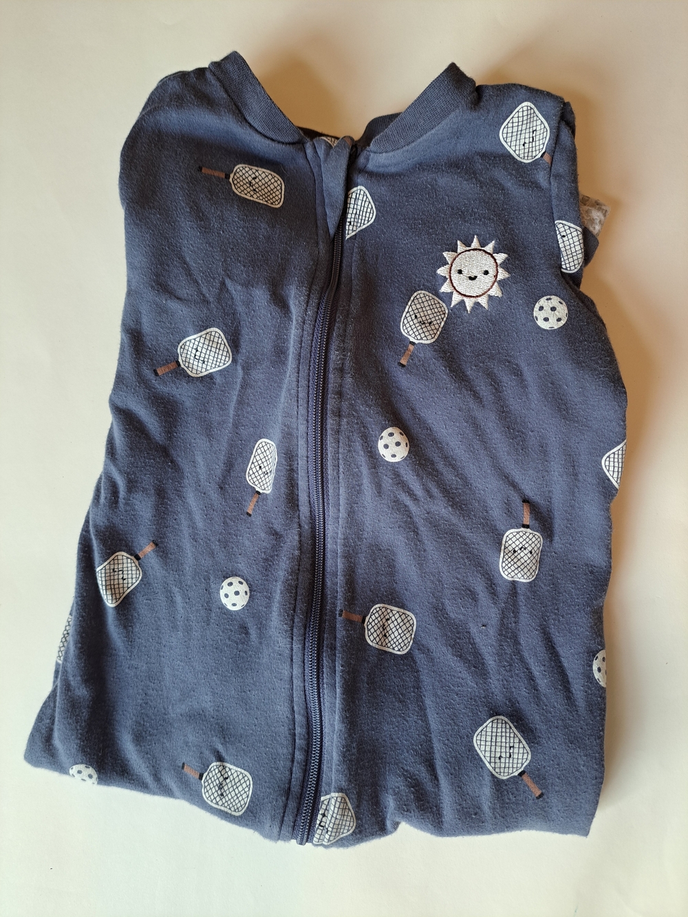 3/20$ Pekkle Navy Baby Pyjama Sleep with Sun & Popsicle Prints